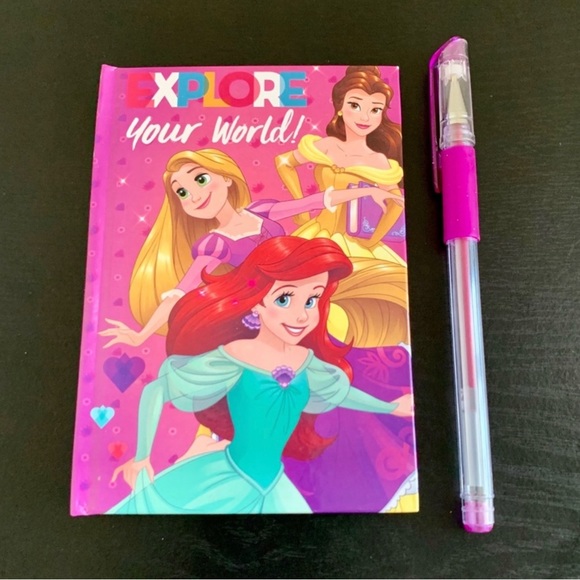 Explore Your World/Heart Of An Explorer Hardcover Princess Journal - Picture 1 of 3